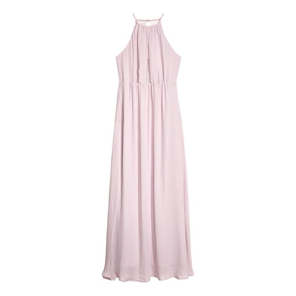 H&M lavender Maxi Dress with lace detailing size 10 - Picture 1 of 10
